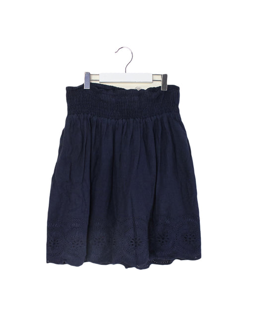A Navy Mid Skirts from Seraphine in size XS for women. (Front View)