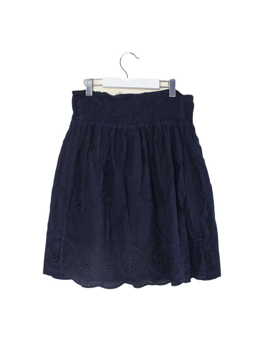A Navy Mid Skirts from Seraphine in size XS for women. (Back View)
