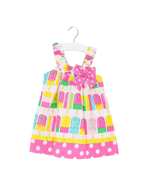 A Multicolour Sleeveless Dresses from Bonnie Baby in size 6-12M for girl. (Front View)