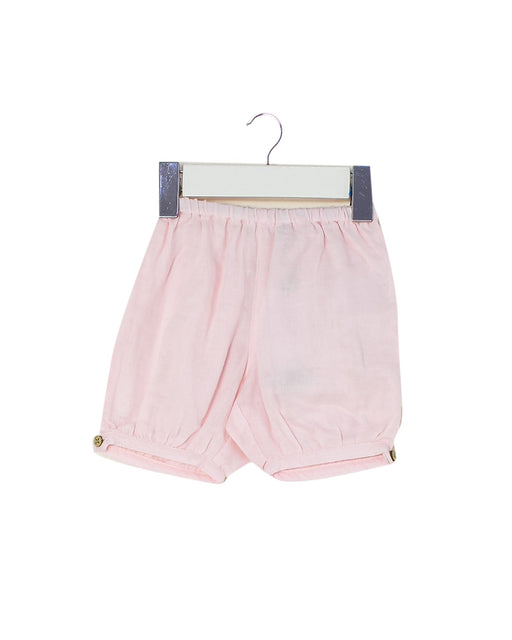 A Pink Shorts from Château de Sable in size 3-6M for girl. (Front View)