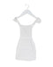 A White Sleeveless Dresses from Velveteen in size 12-18M for girl. (Front View)