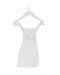 A White Sleeveless Dresses from Velveteen in size 12-18M for girl. (Back View)