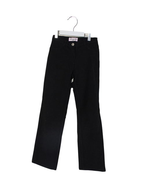 A Black Casual Pants from Monnalisa in size 8Y for girl. (Front View)