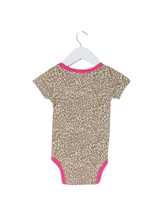 A Brown Short Sleeve Bodysuits from Juicy Couture in size 3-6M for girl. (Back View)