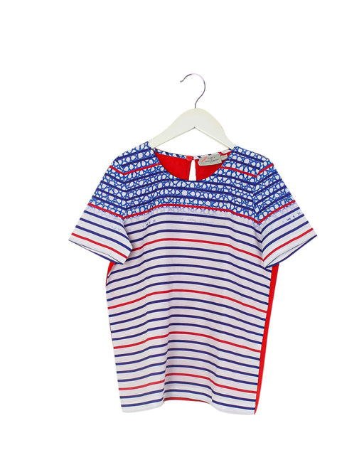 A Blue Short Sleeve Tops from Mini Preen By Thorton Bregazzi in size 8Y for girl. (Front View)