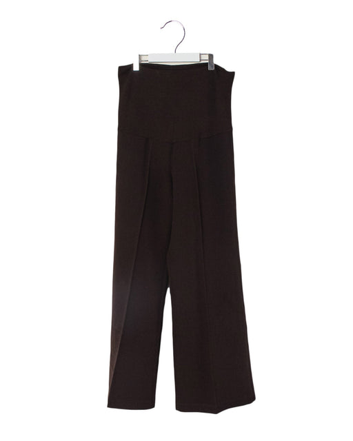 A Brown Dress Pants from Olian in size XS for maternity. (Front View)