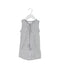 A Silver Sleeveless Dresses from Excuse My French in size 2T for girl. (Front View)