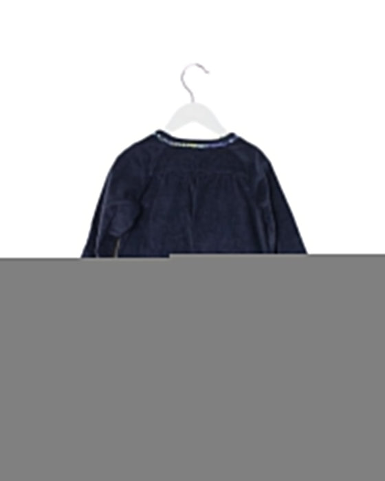 A Navy Long Sleeve Dresses from Little Mercerie in size 4T for girl. (Back View)