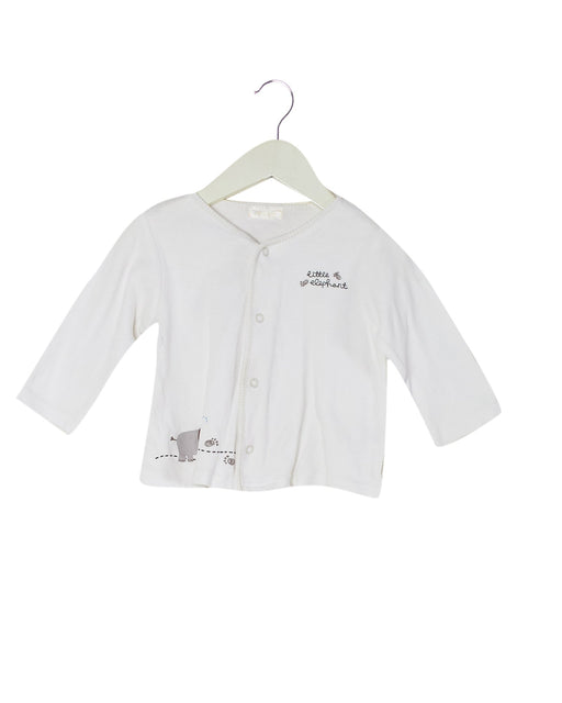 A Ivory Cardigans from Mides in size 6-12M for neutral. (Front View)