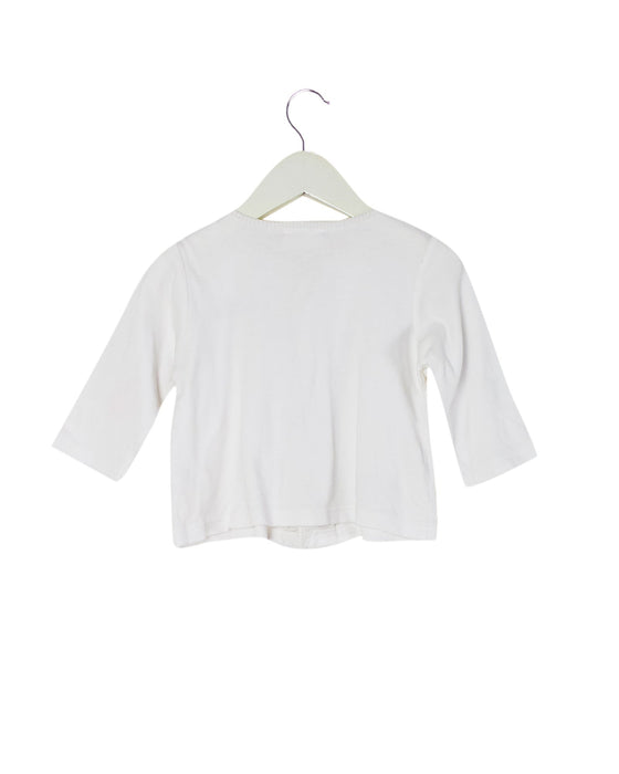 A Ivory Cardigans from Mides in size 6-12M for neutral. (Back View)