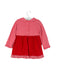 A Pink Long Sleeve Dresses from Kingkow in size 2T for girl. (Back View)