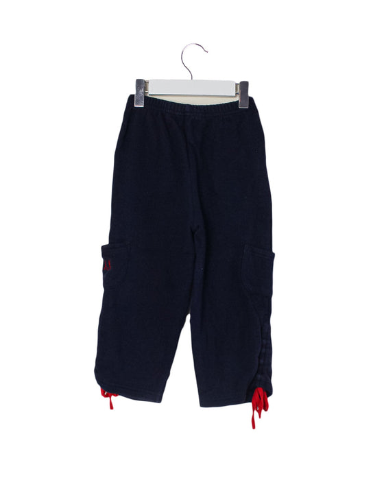 A Navy Sweatpants from ELLE in size 2T for girl. (Back View)