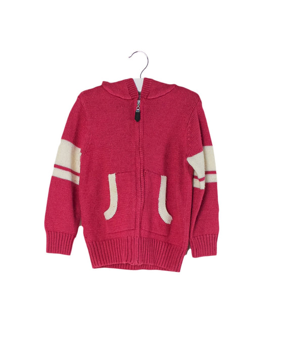 A Pink Knit Sweaters from Nicholas & Bears in size 2T for girl. (Front View)