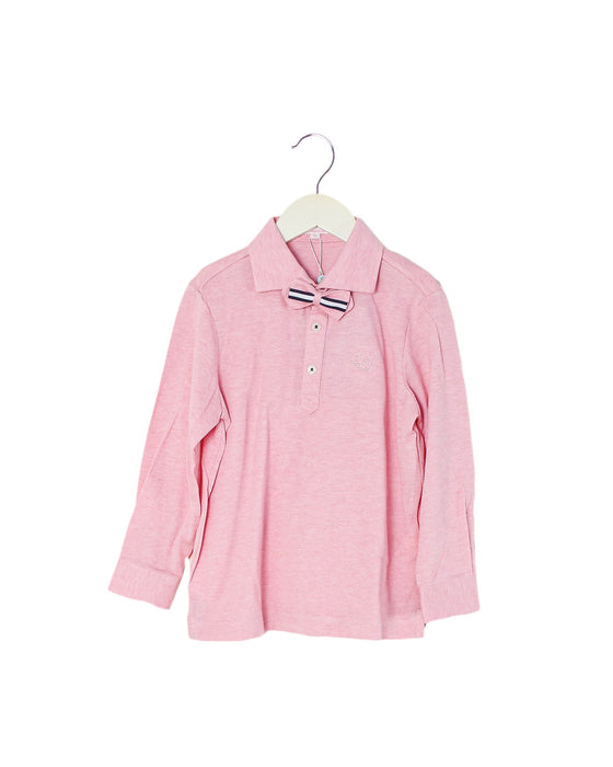 A Pink Long Sleeve Tops from Nicholas & Bears in size 6T for boy. (Front View)