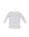 A Grey Long Sleeve Tops from Seed in size 3-6M for girl. (Front View)