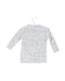 A Grey Long Sleeve Tops from Seed in size 3-6M for girl. (Back View)