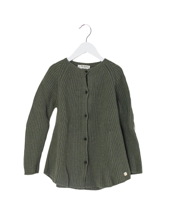 A Green Cardigans from Pili Carrera in size 8Y for girl. (Front View)