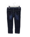 A Navy Jeans from Petits in size 3T for girl. (Back View)