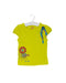 A Yellow Short Sleeve Tops from Petits in size 3T for girl. (Front View)