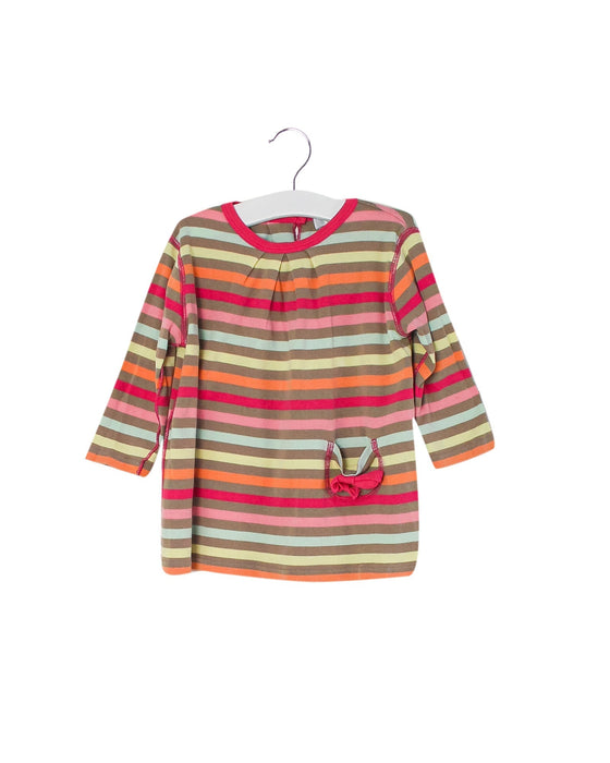 A Pink Long Sleeve Tops from Rykiel Enfant in size 12-18M for girl. (Front View)