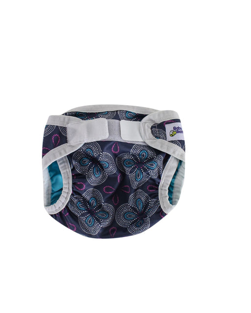 A Grey Cloth Diapers from Baby BeeHinds in size 0-3M for neutral. (Front View)