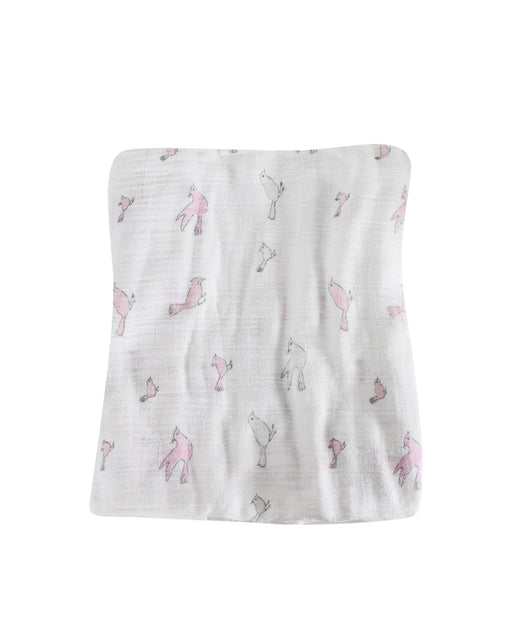 A White Swaddles from Aden & Anais in size O/S for neutral. (Front View)