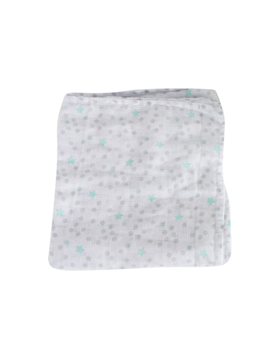 A White Swaddles from Ideal Baby by Aden + Anais in size O/S for neutral. (Front View)