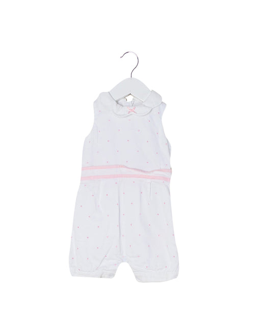 A White Sleeveless Rompers from Nicholas & Bears in size 6-12M for girl. (Front View)