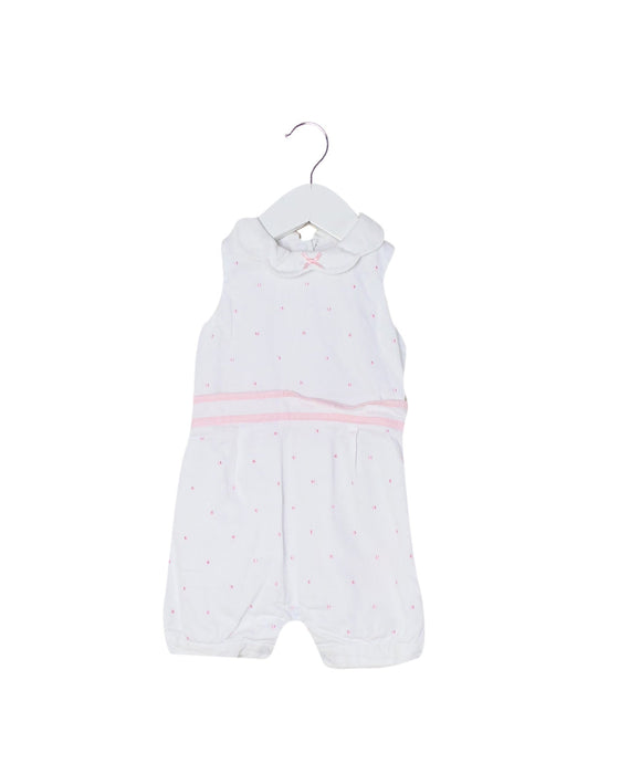 A White Sleeveless Rompers from Nicholas & Bears in size 6-12M for girl. (Front View)