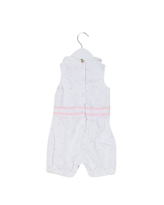 A White Sleeveless Rompers from Nicholas & Bears in size 6-12M for girl. (Back View)