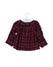 A Red Long Sleeve Tops from Jacadi in size 3-6M for girl. (Back View)
