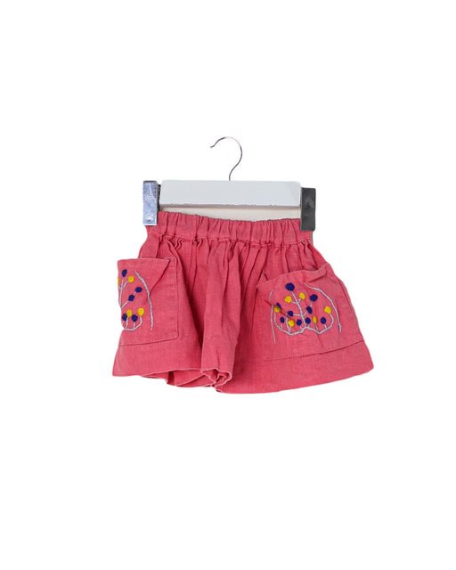 A Pink Short Skirts from Mademoiselle à SOHO in size 0-3M for girl. (Front View)
