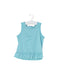 A Teal Sleeveless Tops from Nicholas & Bears in size 6-12M for girl. (Front View)