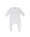A White Long Sleeve Jumpsuits from Petit Bateau in size 3-6M for neutral. (Front View)