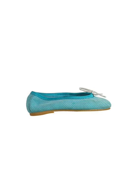 A Blue Flats from Jacadi in size 3T for girl. (Back View)