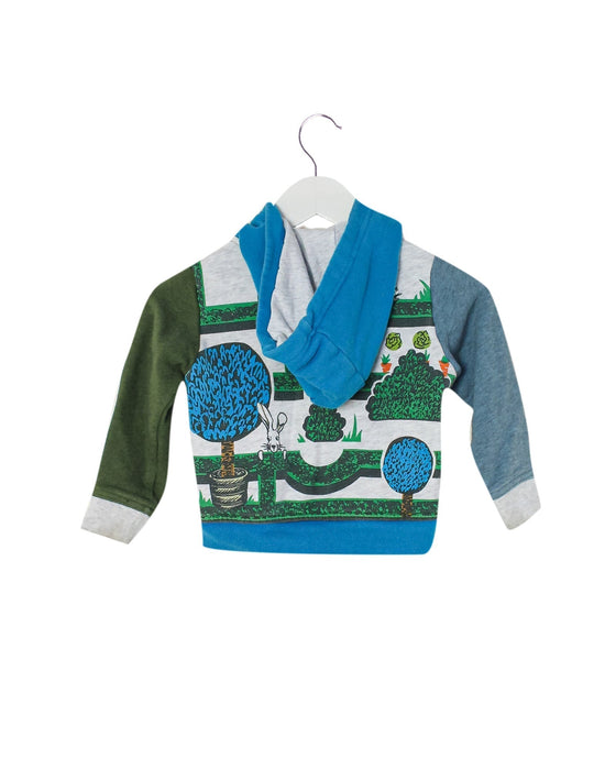 A Blue Lightweight Jackets from Burberry in size 6-12M for boy. (Back View)