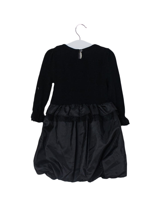A Black Long Sleeve Dresses from Nicholas & Bears in size 12-18M for girl. (Back View)