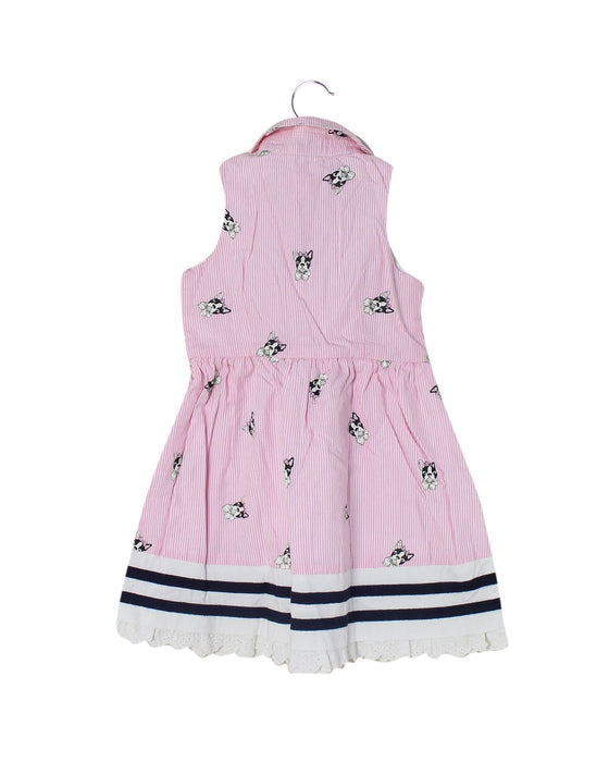 A Pink Sleeveless Dresses from Nicholas & Bears in size 6-12M for girl. (Back View)