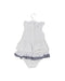 A White Sleeveless Bodysuits from Nicholas & Bears in size 6-12M for girl. (Back View)