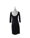 A Black Long Sleeve Dresses from Soon Maternity in size S for maternity. (Back View)