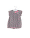 A Grey Short Sleeve Dresses from Petit Lem in size 6-12M for girl. (Front View)