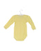 A Yellow Long Sleeve Bodysuits from Petit Bateau in size 3-6M for girl. (Back View)