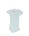 A Blue Short Sleeve Bodysuits from Petit Bateau in size 3-6M for girl. (Back View)