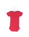 A Pink Short Sleeve Bodysuits from Petit Bateau in size 0-3M for girl. (Back View)