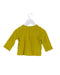 A Yellow Cardigans from Petit Bateau in size 3-6M for girl. (Back View)