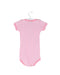 A Pink Short Sleeve Bodysuits from Petit Bateau in size 3-6M for girl. (Back View)