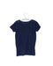 A Navy Short Sleeve Tops from Excuse My French in size 6T for girl. (Back View)