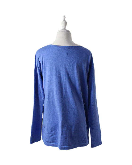 A Blue Knit Sweaters from Seraphine in size L for women. (Back View)