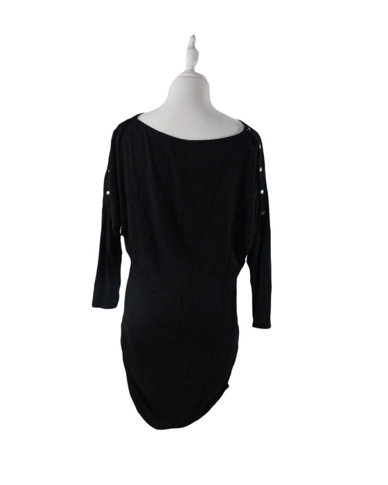 A Black Long Sleeve Dresses from Seraphine in size M for women. (Back View)