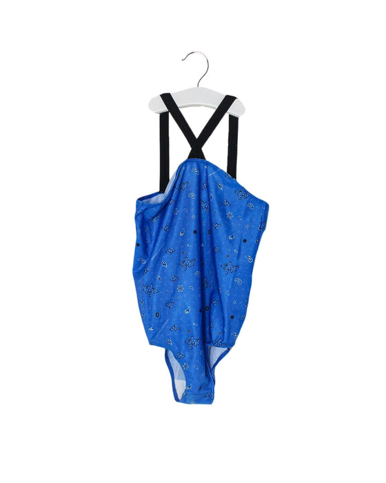A Blue Swimsuits from Opening Ceremony x A For Apple  in size 6T for girl. (Front View)